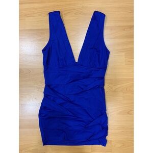 3/$15 Blue mini bodycon dress